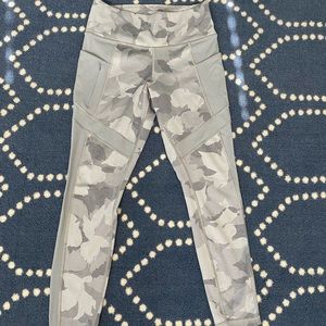 Athleta Grey Cammo Leggings